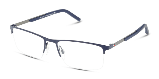Tommy Hilfiger TH 1692 férfi kék színű téglalap formájú szemüveg