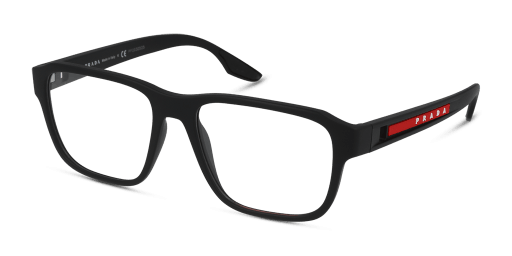 Prada Linea Rossa PS 04NV férfi fekete színű négyzet formájú szemüveg