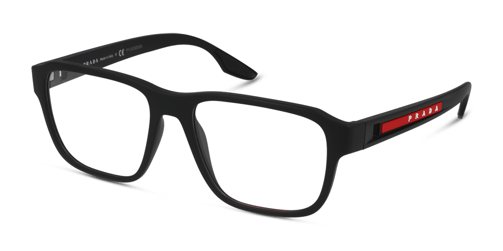 Prada Linea Rossa PS 04NV férfi fekete színű négyzet formájú szemüveg