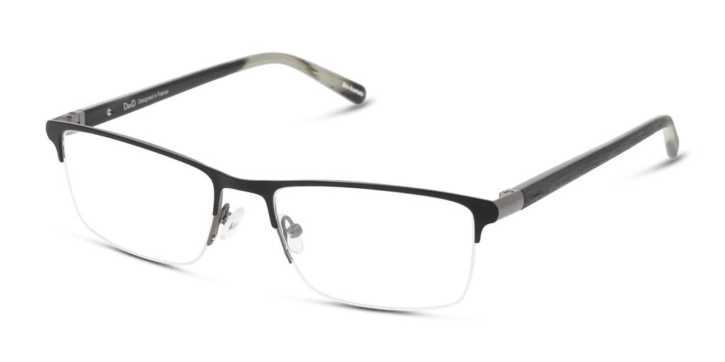 DbyD DBOM5077 férfi fekete színű téglalap formájú szemüveg
