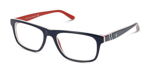 Polo Ralph Lauren PH2211 férfi kék színű téglalap formájú szemüveg