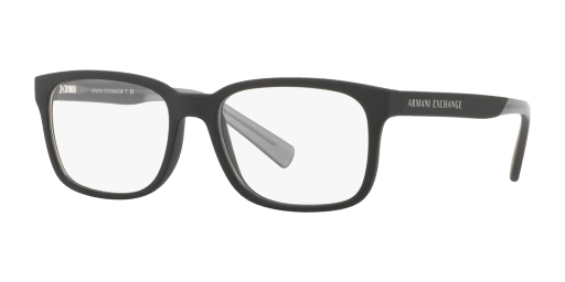 Armani Exchange AX3029 8182 férfi fekete színű téglalap formájú szemüveg