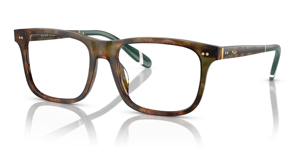 Polo Ralph Lauren 0PH2270U férfi barna színű téglalap formájú szemüveg