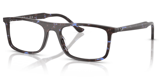 Ray-Ban 0RX5440 férfi havana színű téglalap formájú szemüveg