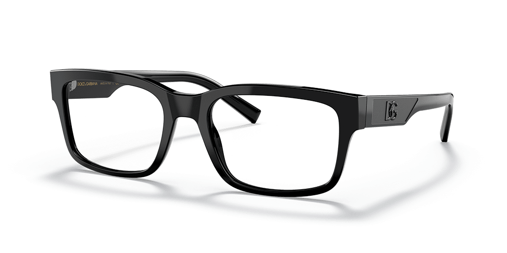 Dolce and Gabbana 0DG3352 férfi fekete színű téglalap formájú szemüveg Dolce and Gabbana 0DG3352 férfi fekete színű téglalap formájú szemüveg