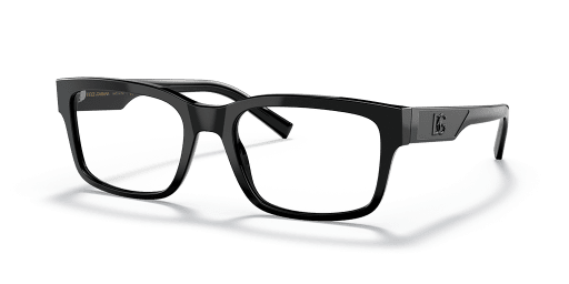 Dolce and Gabbana 0DG3352 férfi fekete színű téglalap formájú szemüveg