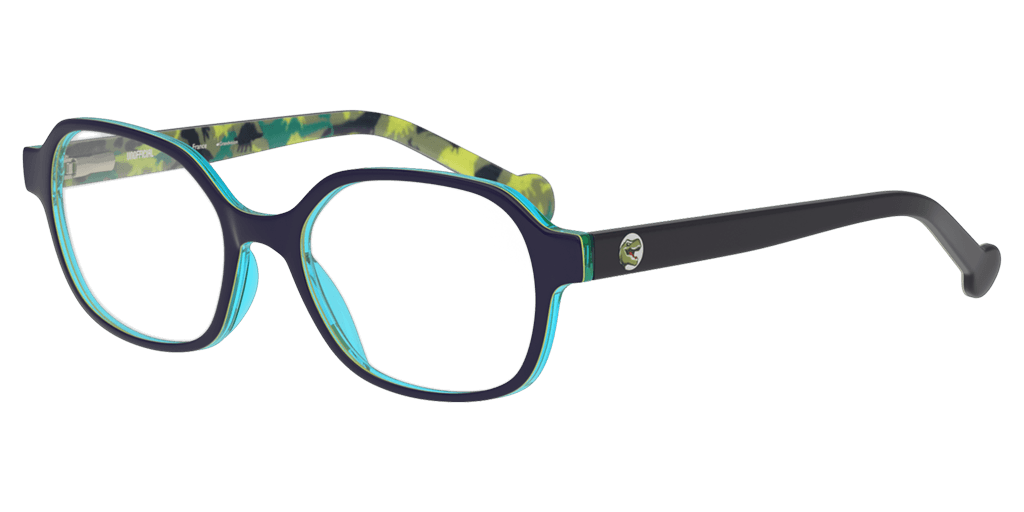 Unofficial UNOK0070 gyermek kék színű téglalap formájú szemüveg
