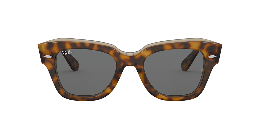 Ray-Ban RB2186 1292B1 női havana színű négyzet formájú napszemüveg