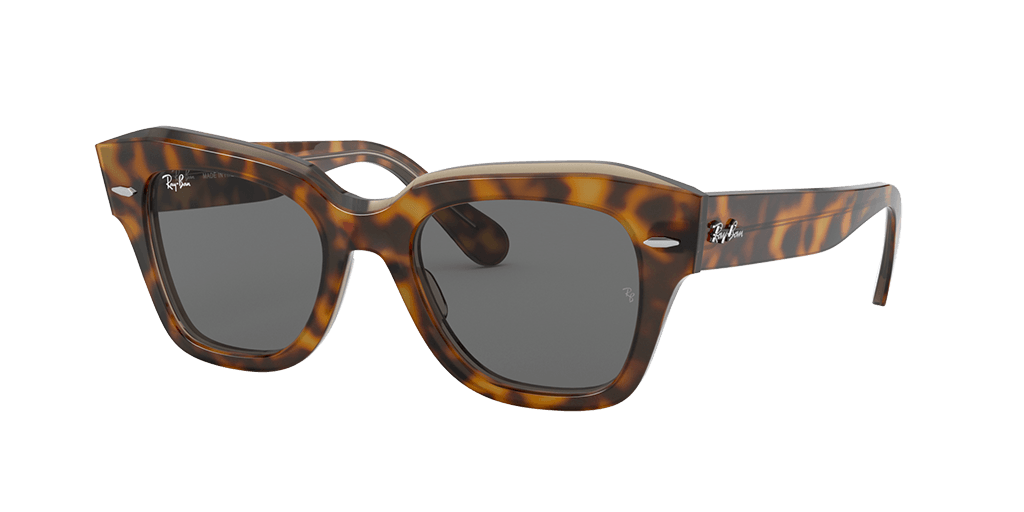 Ray-Ban RB2186 1292B1 női havana színű négyzet formájú napszemüveg