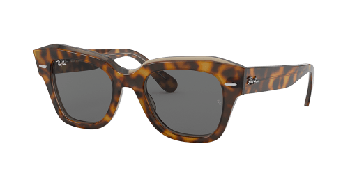 Ray-Ban RB2186 1292B1 női havana színű négyzet formájú napszemüveg