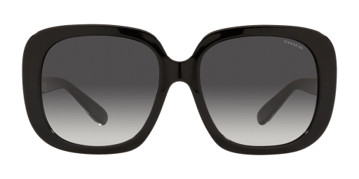 Coach HC8323U 50028G női fekete színű négyzet formájú napszemüveg
