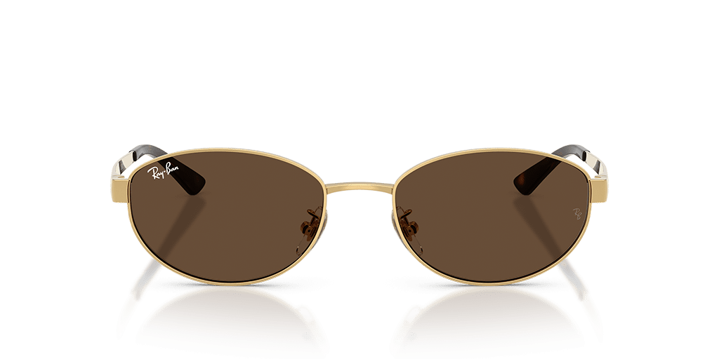 Ray-Ban 0RB3774D női arany színű ovális formájú napszemüveg