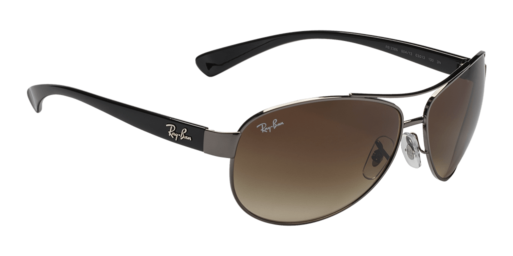 Ray-Ban RB3386 004/13 férfi fekete színű pilóta formájú napszemüveg