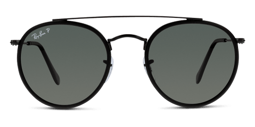 Ray-Ban RB3647N 002/58 férfi fekete színű pantó formájú napszemüveg
