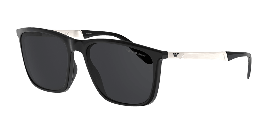 Emporio Armani EA4150 506387 férfi fekete színű téglalap formájú napszemüveg