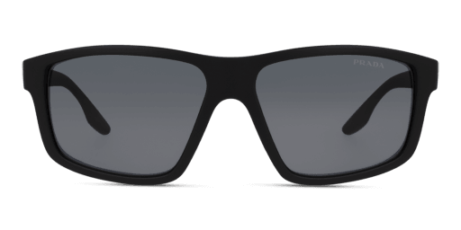 Prada Linea Rossa PS 02XS férfi fekete színű téglalap formájú napszemüveg