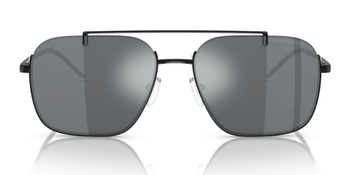Emporio Armani 0EA2150 férfi fekete színű téglalap formájú napszemüveg