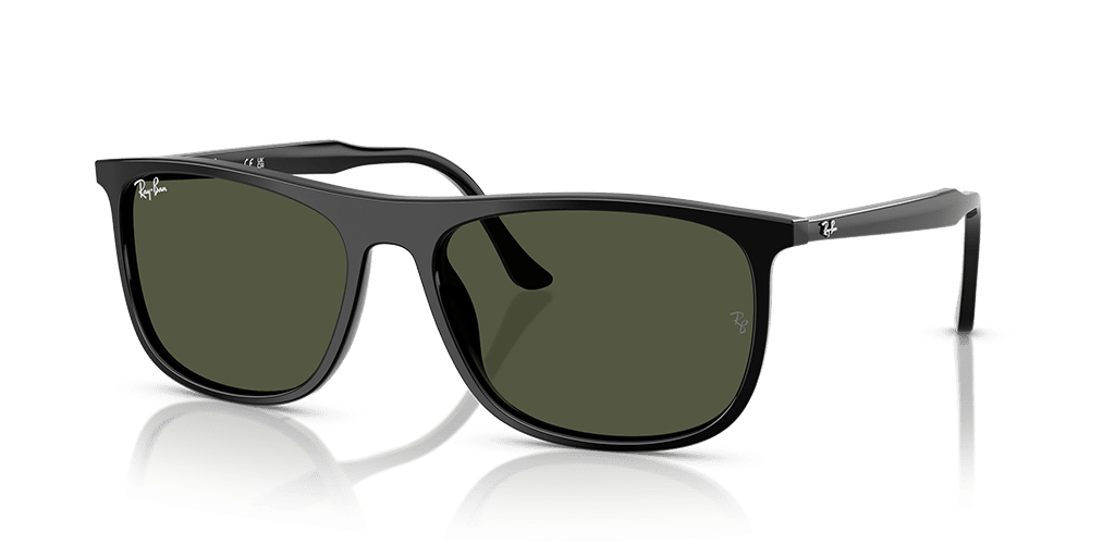 Ray-Ban 0RB2216 férfi fekete színű téglalap formájú napszemüveg
