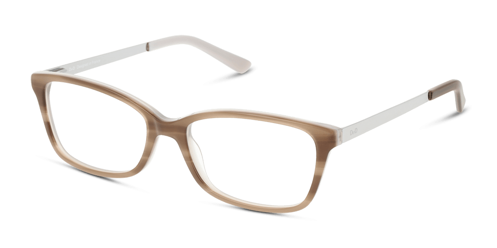 DbyD DBOF0010 NS00 női barna színű téglalap formájú szemüveg