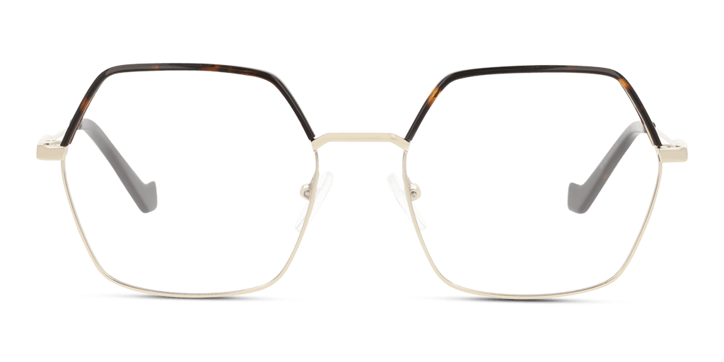 Unofficial UNOF0337 női arany színű hatszögletű formájú szemüveg