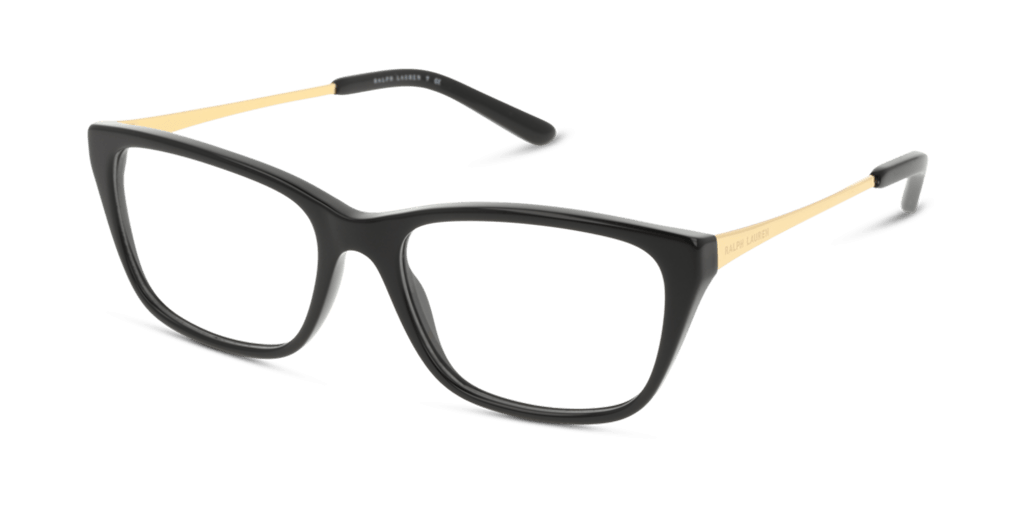 Ralph Lauren RL6206 5001 női fekete színű macskaszem formájú szemüveg