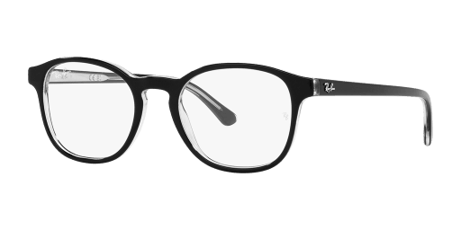 Ray-Ban RX5417 2034 női fekete színű pantó formájú szemüveg
