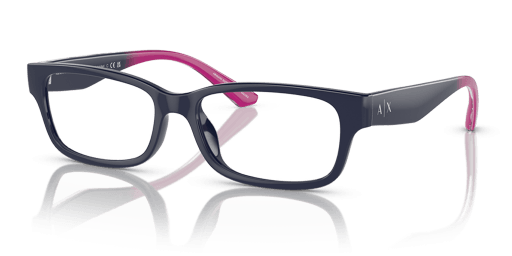 Armani Exchange 0AX3107U női kék színű téglalap formájú szemüveg
