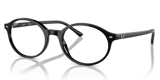 Ray-Ban RX5429 2000 női fekete színű ovális formájú szemüveg