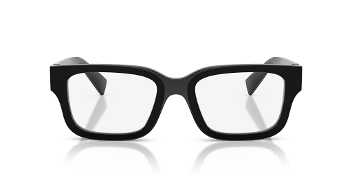 Miu Miu 0MU 02YV női fekete színű téglalap formájú szemüveg