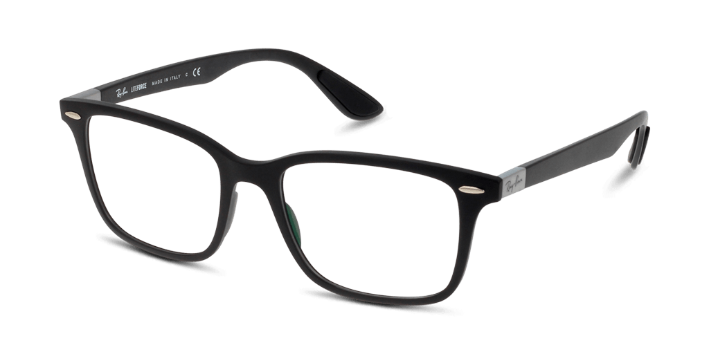 Ray-Ban RX7144 férfi fekete színű téglalap formájú szemüveg