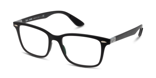 Ray-Ban RX7144 5204 férfi fekete színű téglalap formájú szemüveg