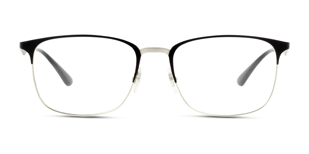 Ray-Ban RX6421 2997 férfi fekete színű téglalap formájú szemüveg