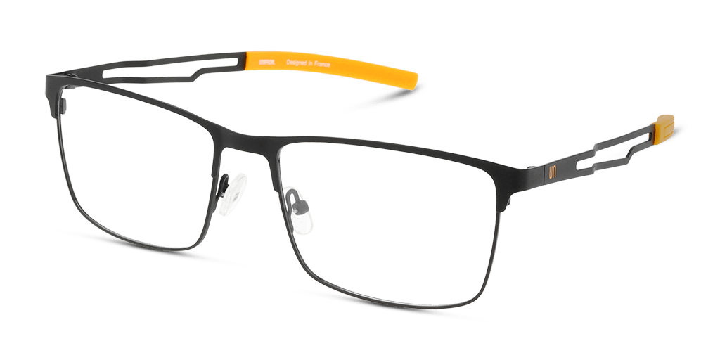 Unofficial UNOM0096 férfi fekete színű téglalap formájú szemüveg