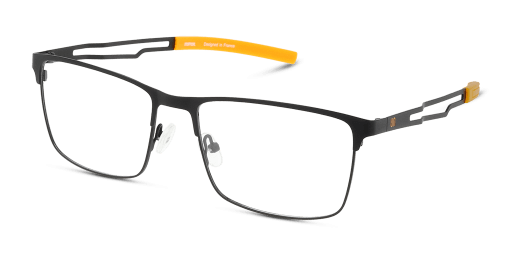 Unofficial UNOM0096 férfi fekete színű téglalap formájú szemüveg