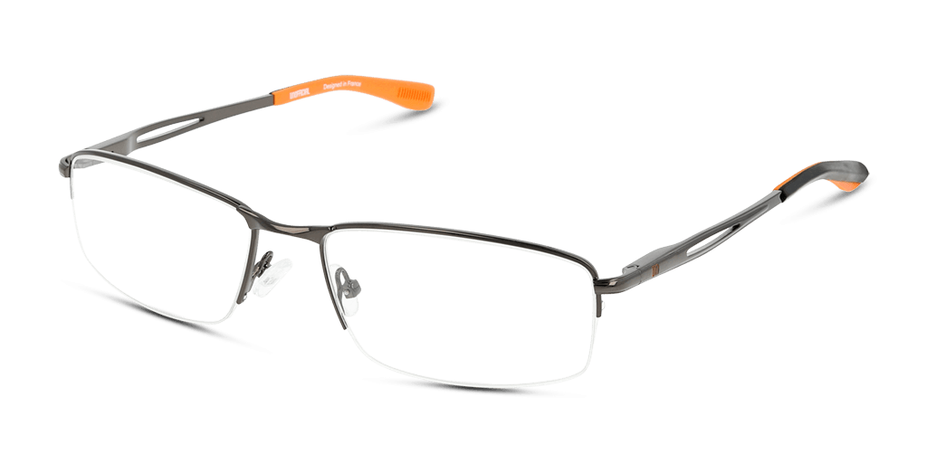 Unofficial UNOM0084 férfi fekete színű téglalap formájú szemüveg