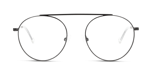 Unofficial UNOM0073 férfi fekete színű pantó formájú szemüveg