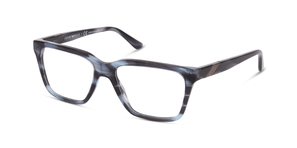 Emporio Armani EA3194 férfi kék színű téglalap formájú szemüveg
