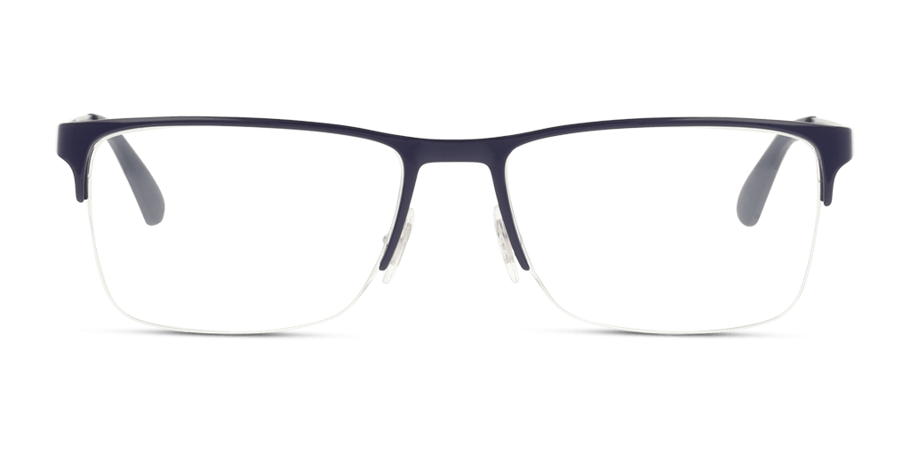 Ray-Ban RX6335 2947 férfi ezüst színű téglalap formájú szemüveg