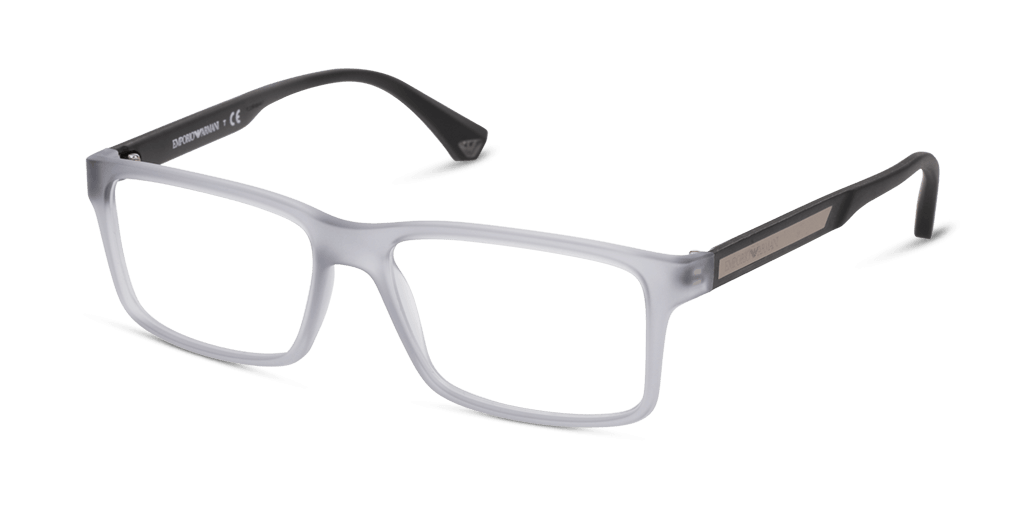Emporio Armani EA3038 5012 férfi átlátszó színű téglalap formájú szemüveg