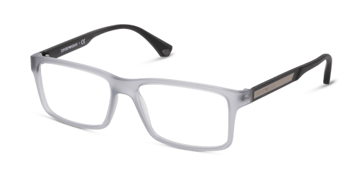 Emporio Armani EA3038 5012 férfi átlátszó színű téglalap formájú szemüveg