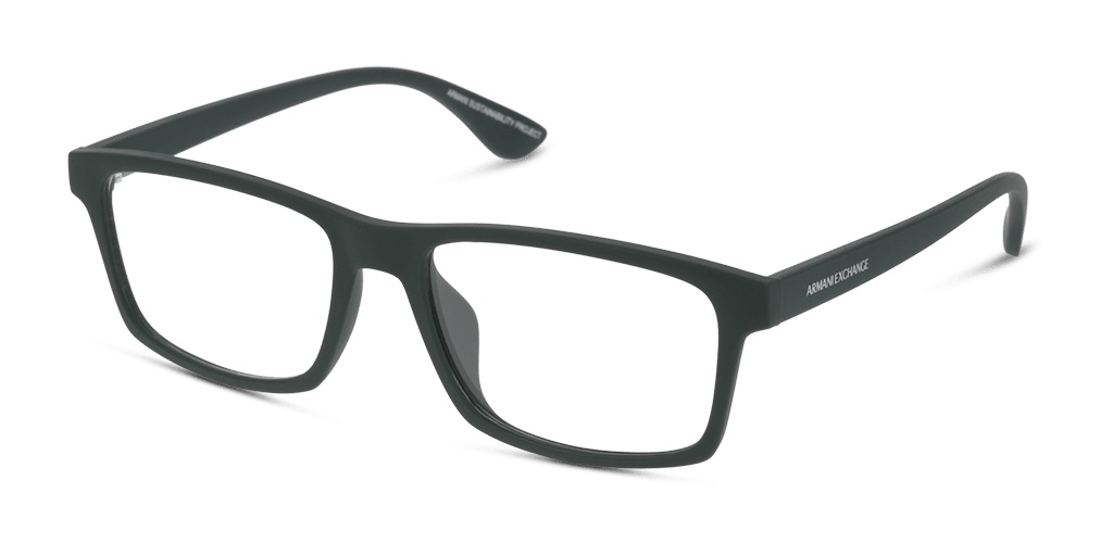 Armani Exchange AX3083U 8272 férfi zöld színű téglalap formájú szemüveg