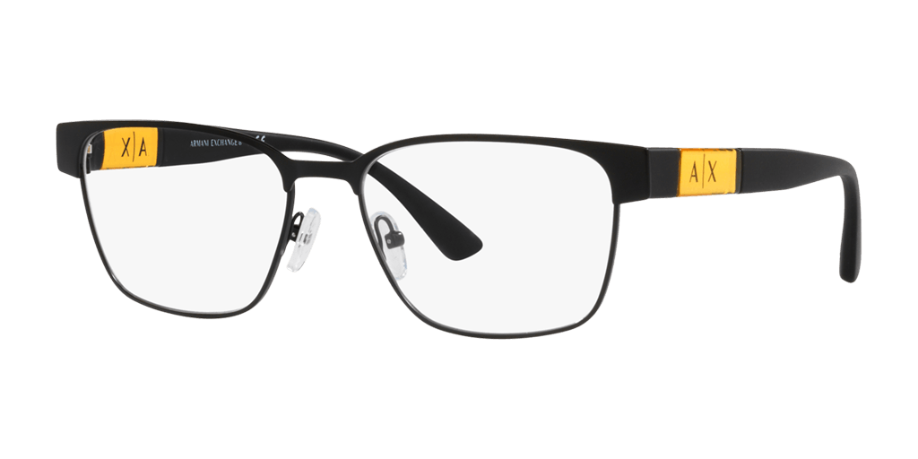 Armani Exchange AX1052 6000 férfi fekete színű téglalap formájú szemüveg