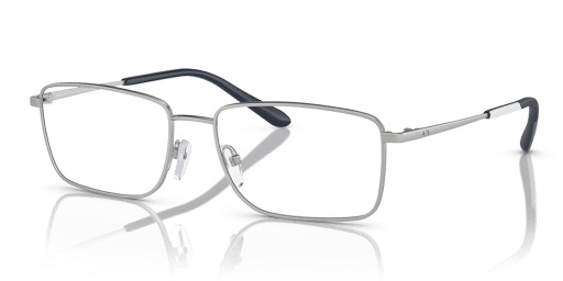 Armani Exchange 0AX1057 férfi ezüst színű téglalap formájú szemüveg