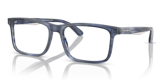 Emporio Armani 0EA3227 férfi kék színű négyzet formájú szemüveg