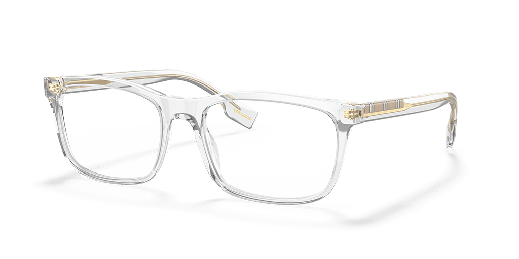 Burberry 0BE2334 férfi transzparens színű téglalap formájú szemüveg Burberry 0BE2334 férfi transzparens színű téglalap formájú szemüveg