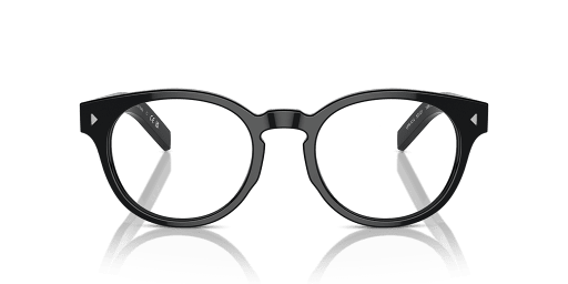 Prada 0PR A14V férfi fekete színű pantó formájú szemüveg