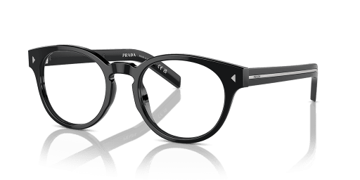 Prada 0PR A14V férfi fekete színű pantó formájú szemüveg