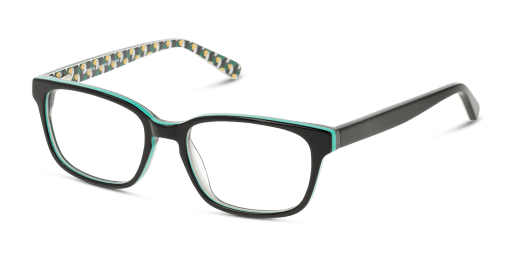 Unofficial UNOK5027 gyermek fekete színű téglalap formájú szemüveg