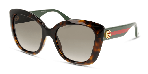 GUCCI GG0860S 001 női havana színű macskaszem formájú napszemüveg