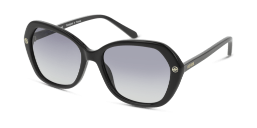 Unofficial UNSF0163P BBG0 női fekete színű mandula formájú napszemüveg